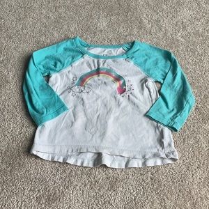 ⚡️$4 FLASH SALE⚡️ Rainbow Baby Girl Top 18-24
